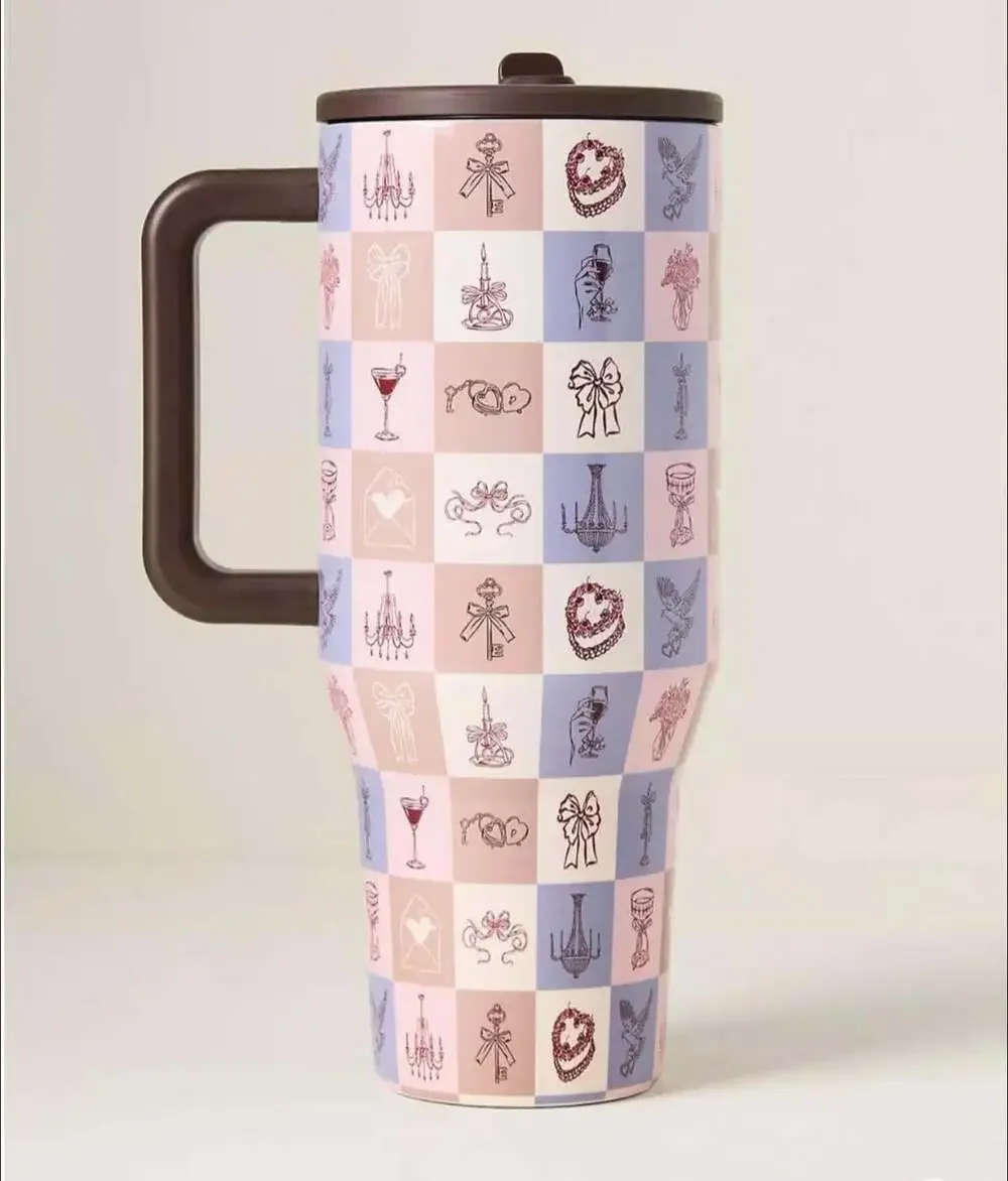 HydroJug x Anthropologie Traveler 40oz Stainless Steel Tumbler - Key to My Heart